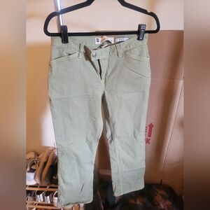 GAP Olive Stretch Jeans